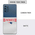 NFL New England Patriots White Striped Galaxy S20 Plus Skin